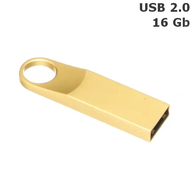 Флешка 'HORN' 16 Gb USB 2.0 Золотистый 8670-01