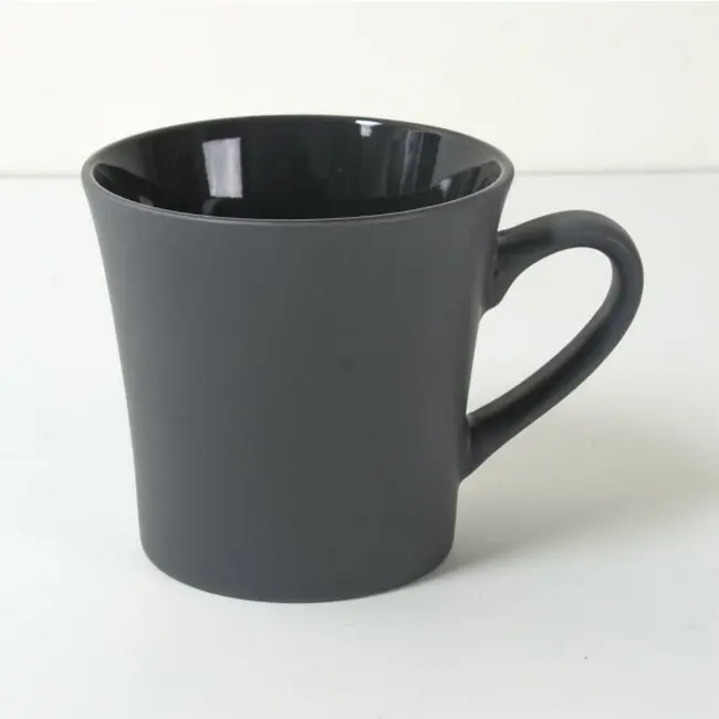 Чашка керамическая 360 мл Серый 8933-06