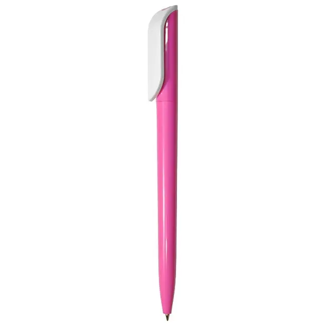 Ручка Uson пластикова з поворотним механізмом Белый Розовый 3925-38