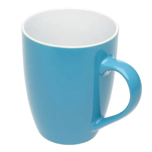 Чашка керамічна 350 мл Голубой Белый 1188-08