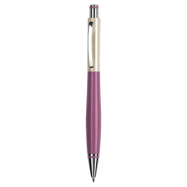 Ручка пластиковая Фиолетовый Серебристый Бежевый 3966-05
