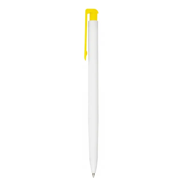 Ручка пластикова Желтый Белый 8702-08