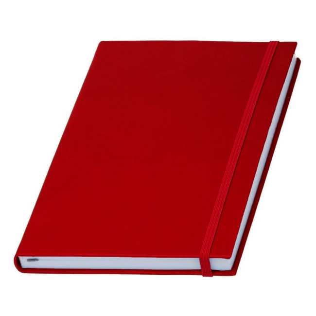 Записная книжка A5 белый блок Красный 3646-01
