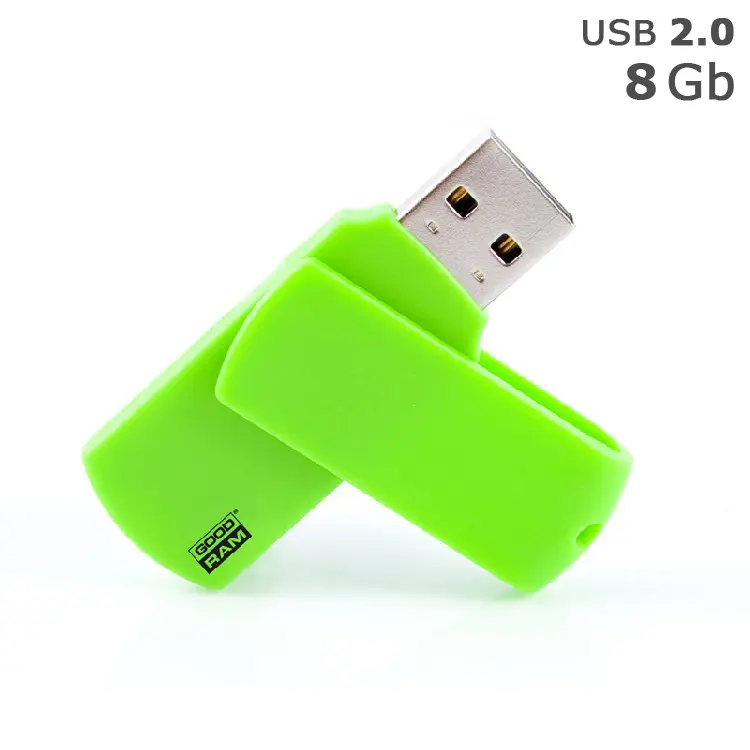 Флешка 'GoodRAM' 'COLOUR' 8 Gb USB 2.0 зелена Зеленый 4512-06