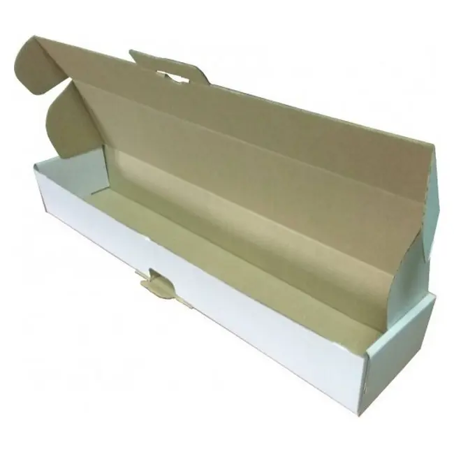 Коробка картонна Самозбірна 450х90х60 мм біла Белый 10197-01