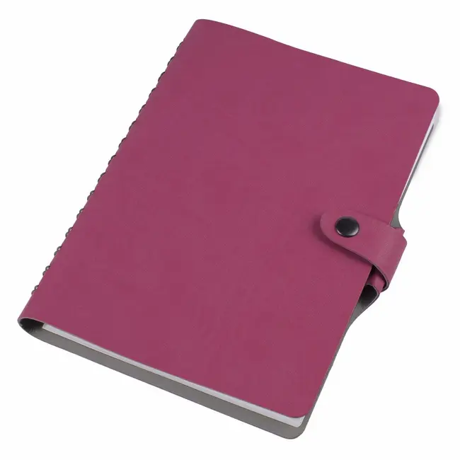 Блокнот А5 'Twiddle Custom' Vivella малиновий - cірий 140 аркушів Серый Розовый 30055-03