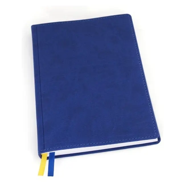 Щоденник А5 недатований Прінт білий блок Синий 10074-05