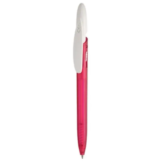 Ручка пластикова Белый Розовый 5651-05