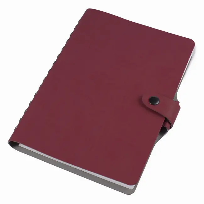 Блокнот А5 'Twiddle Custom' Vivella бордо - cерый 140 листов Бордовый Серый 30055-02