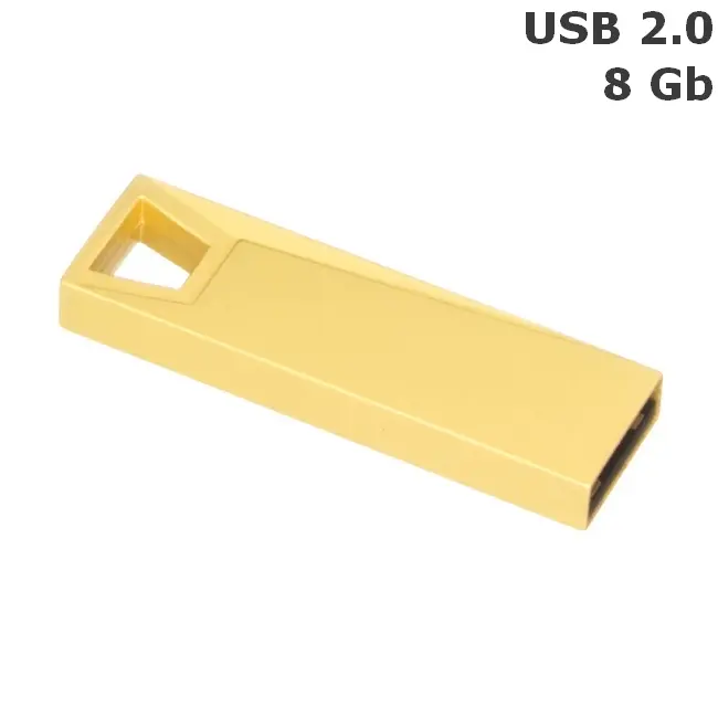 Флешка 'HERMES' 8 Gb USB 2.0 Золотистый 8658-01