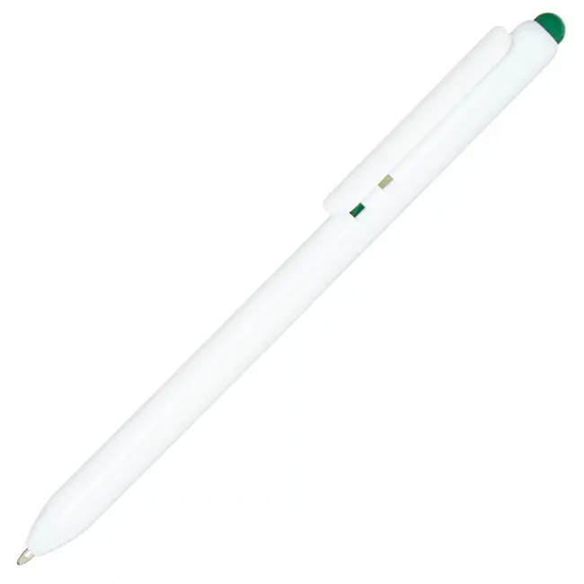 Ручка пластикова 'VIVA PENS' 'LIO WHITE' Зеленый Белый 8637-03