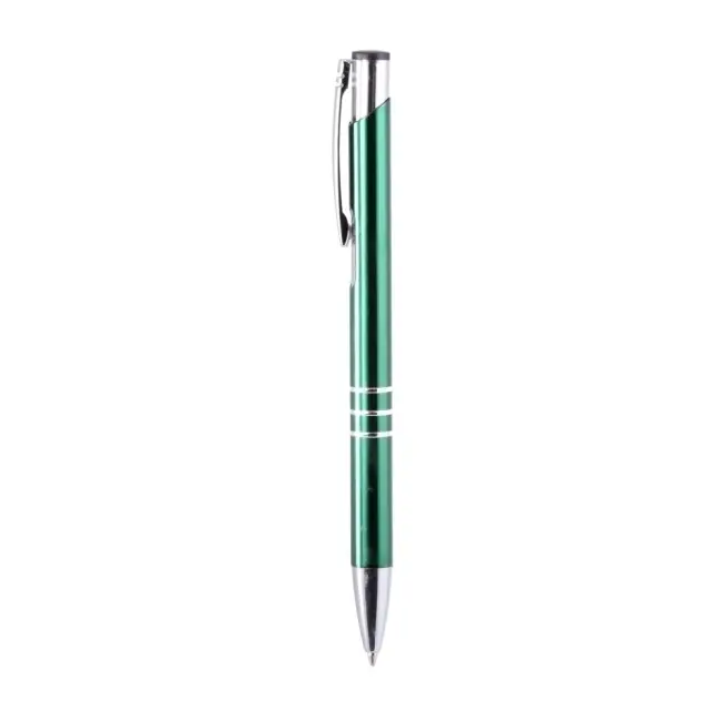 Ручка металева Серебристый Зеленый 6433-05