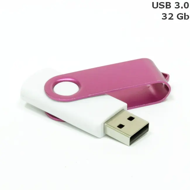 Флешка 'Twister' 32 Gb USB 3.0 Розовый Белый 15258-04