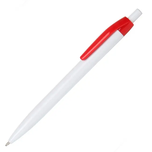 Ручка пластикова Красный Белый 1351-02