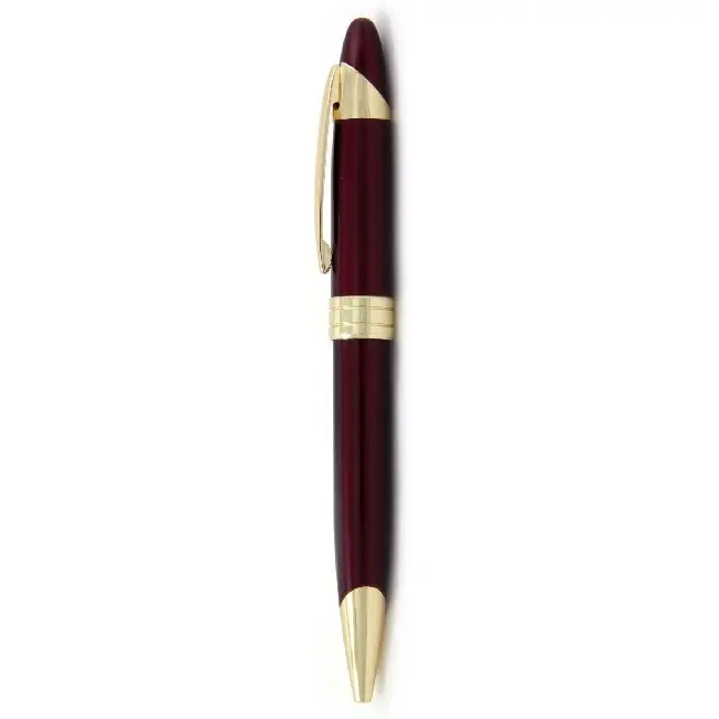 Ручка металлическая с поворотным механизмом Золотистый Бордовый 4842-04