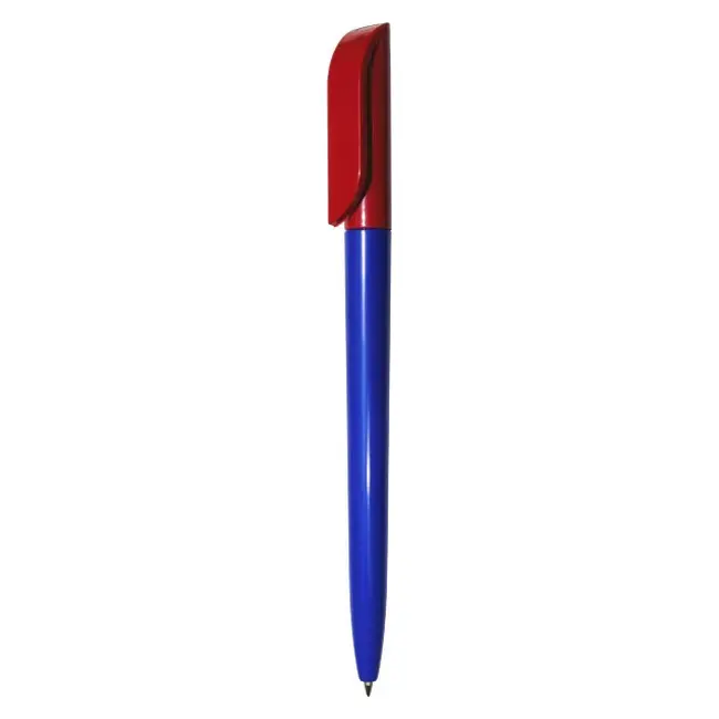 Ручка 'Uson' пластикова з поворотним механізмом Синий Красный 3925-97
