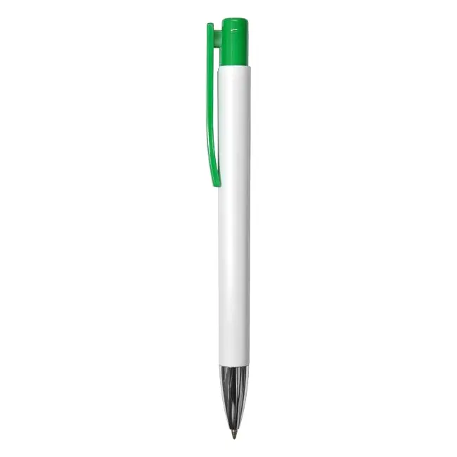 Ручка пластиковая Серебристый Белый Зеленый 3608-01