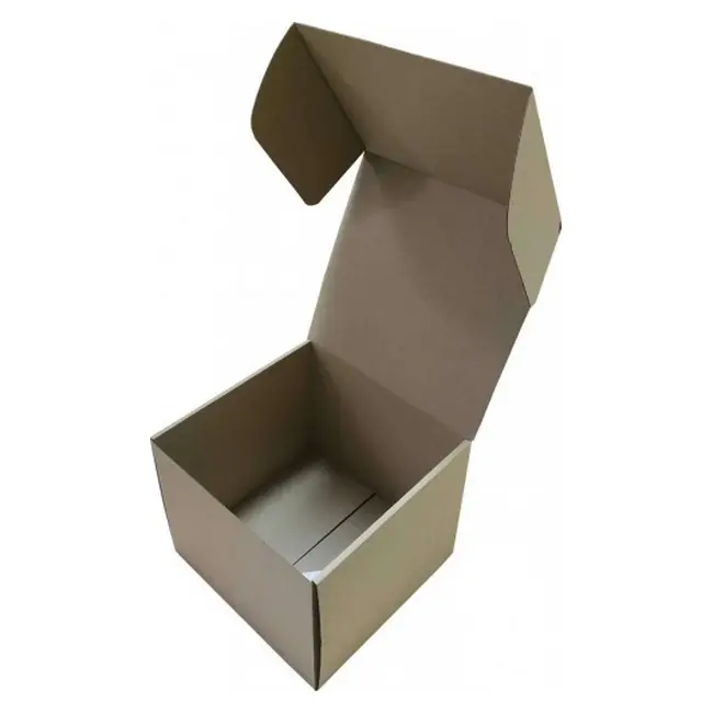 Коробка картонная Самосборная 200х200х165 мм бурая Коричневый 10141-01