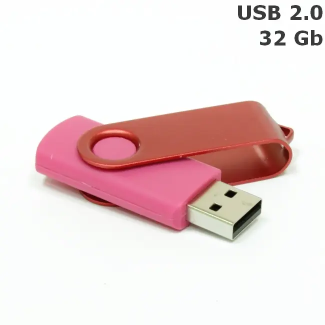 Флешка 'Twister' 32 Gb USB 2.0 Розовый Красный 8692-22