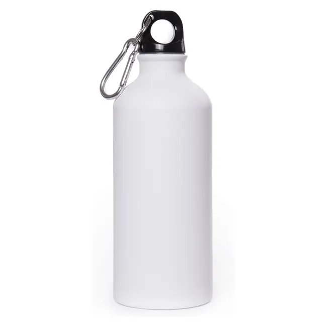 Бутылка металлическая 600мл Серебристый Черный Белый 12657-01