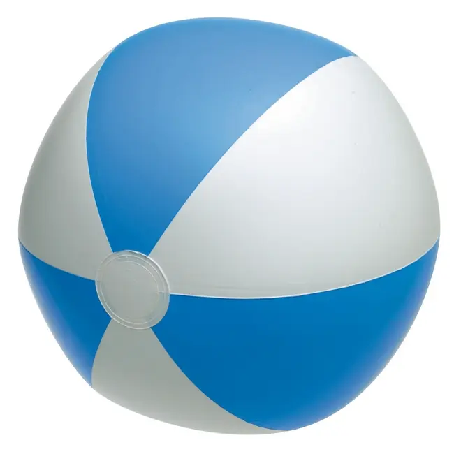 Мяч пляжный надувной Белый Голубой 2515-01