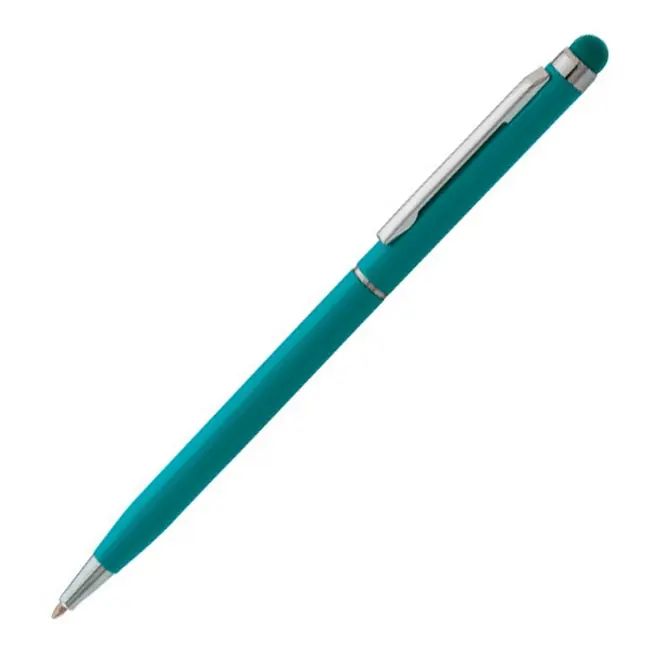 Ручка стилус металлическая Зеленый Серебристый 1462-09