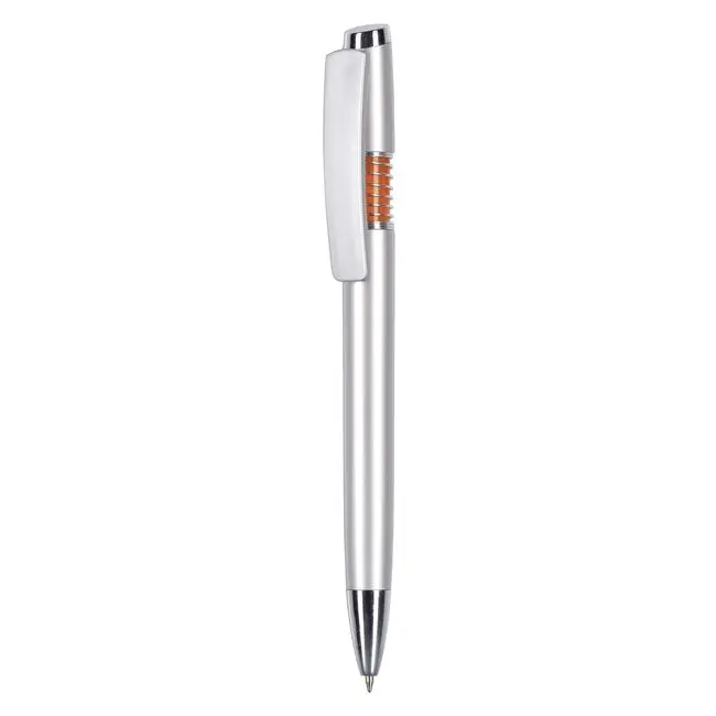Ручка пластикова Серебристый Оранжевый 5682-04