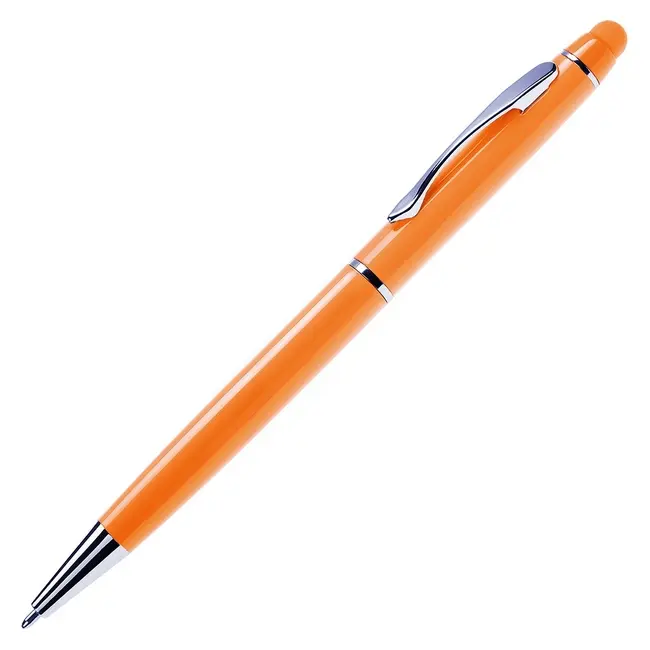 Ручка стилус металлическая Оранжевый Серебристый 8583-03