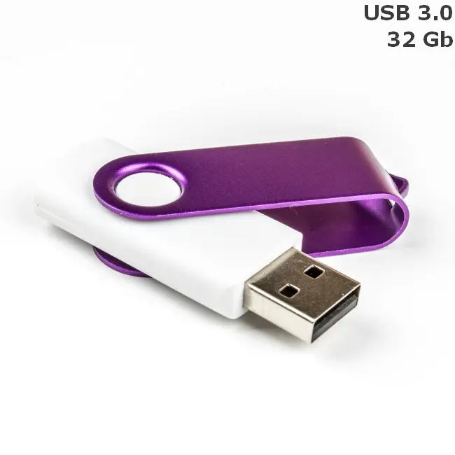 Флешка 'Twister' 32 Gb USB 3.0 Фиолетовый Белый 15258-137