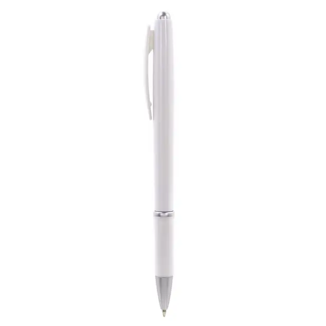 Ручка пластиковая Серебристый Белый 1891-05
