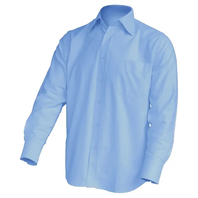 Рубашка 'JHK' 'CASUAL & BUSINESS SHIRT MULTI-STRIPED' SKY BLUE Голубой 1616-01