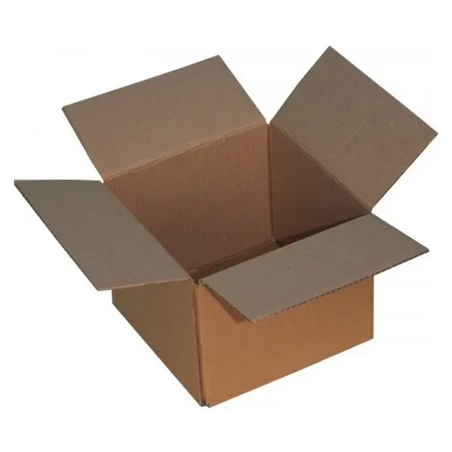 Коробка картонна Чотирьохклапанна 250х250х200 мм бура Коричневый 10163-01