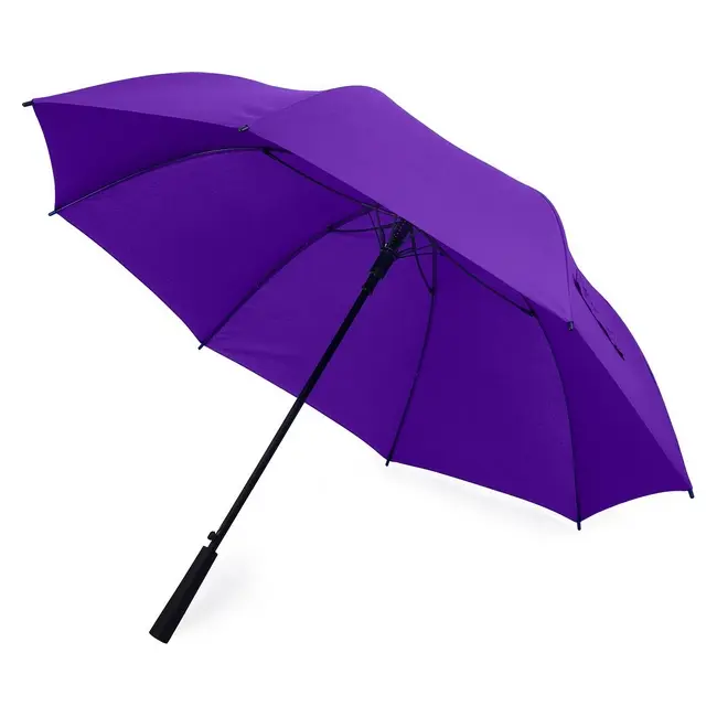 Зонт трость Черный Фиолетовый 12321-08