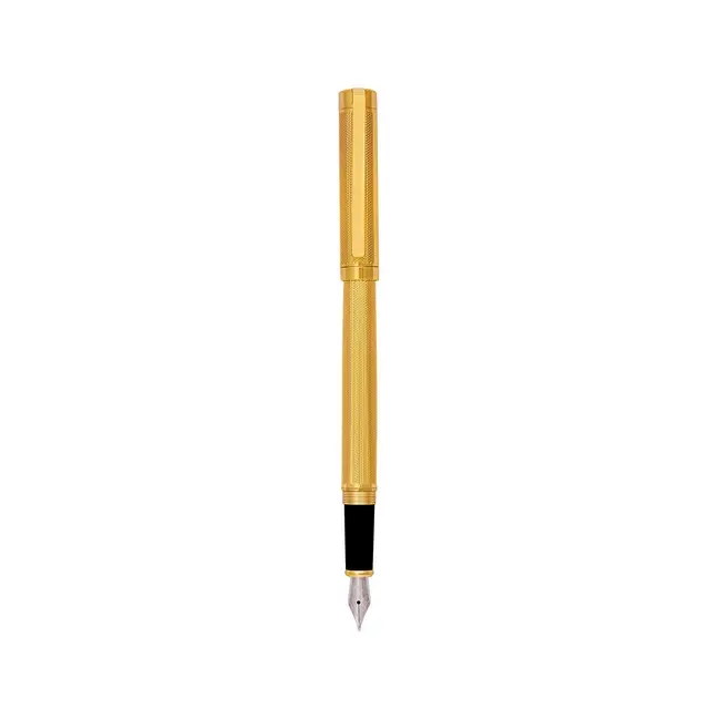 Ручка перьевая 'Cabinet' 'Siena' металлическая Черный Золотистый 5832-02