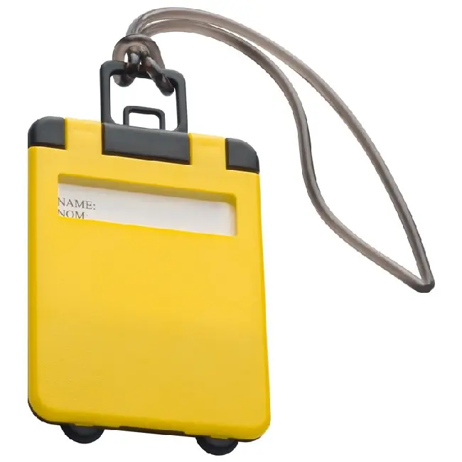 Бирка для багажу Серый Желтый 4957-04