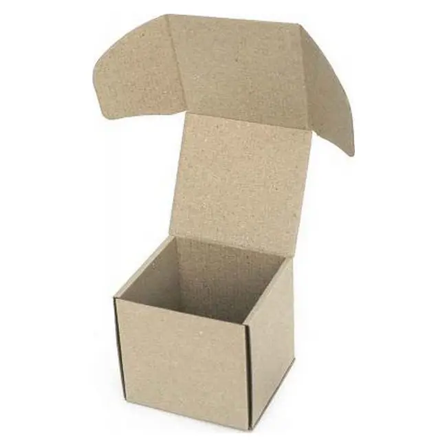 Коробка картонна Самозбірна 100х100х100 мм бура Коричневый 13836-01
