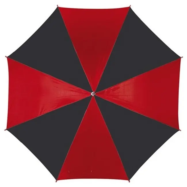Зонт трость автоматический Черный Красный 5871-08
