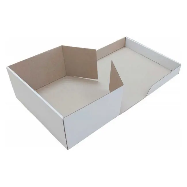 Коробка картонна Самозбірна 250х170х110 мм біла Белый 13916-01