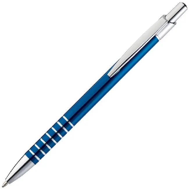 Ручка металева Серебристый Синий 4697-01