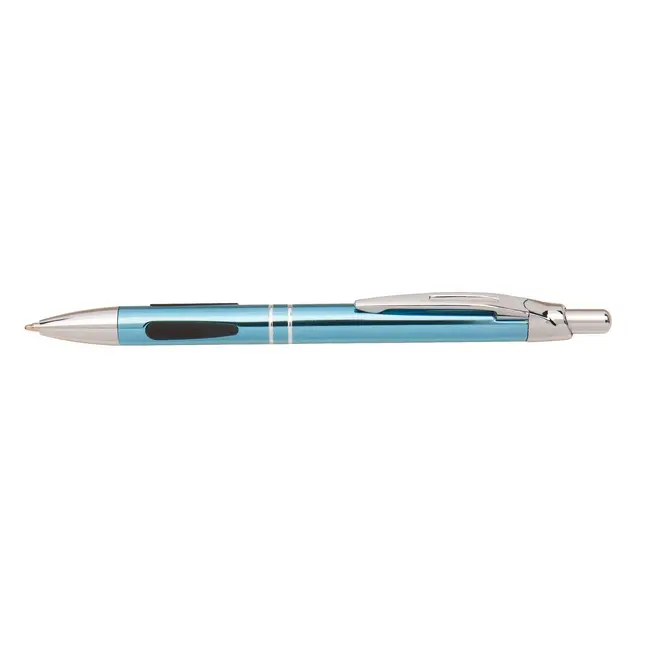 Ручка металева Серебристый Голубой 2788-01