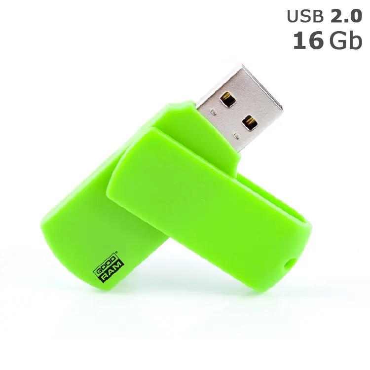 Флешка 'GoodRAM' 'COLOUR' 16 Gb USB 2.0 зелена Зеленый 4764-01