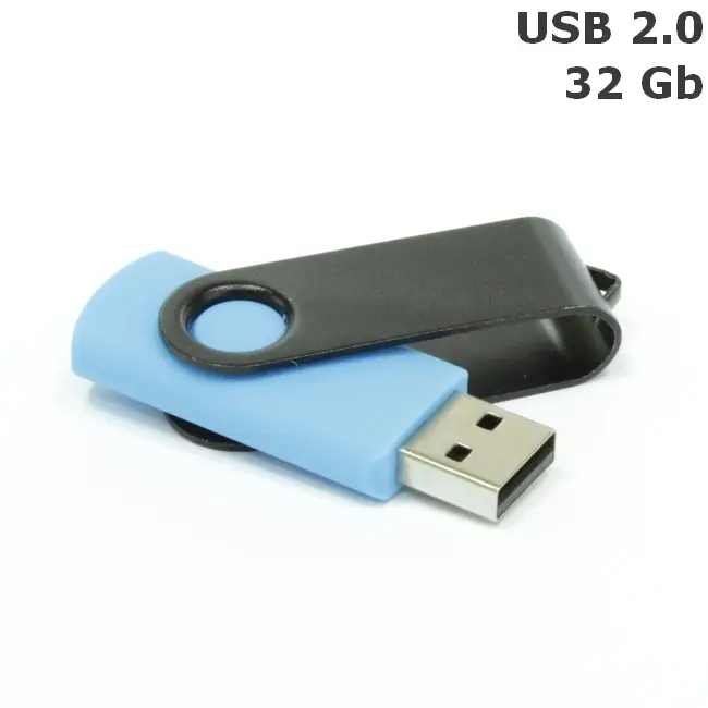 Флешка 'Twister' 32 Gb USB 2.0 Черный Голубой 8692-69