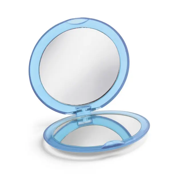 Зеркало двойное для макияжа 'AMELIA' Голубой 14508-03