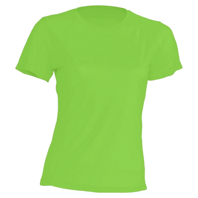 Футболка 'JHK' 'SPORT T-SHIRT LADY' LIME FLUOR