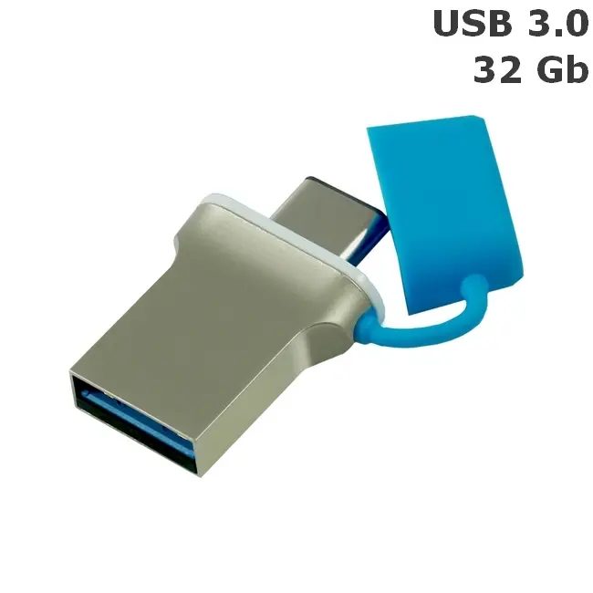 Флешка 'GoodRAM' 'Double Type C' 32 Gb USB 3.0 Type C Синий 8964-01