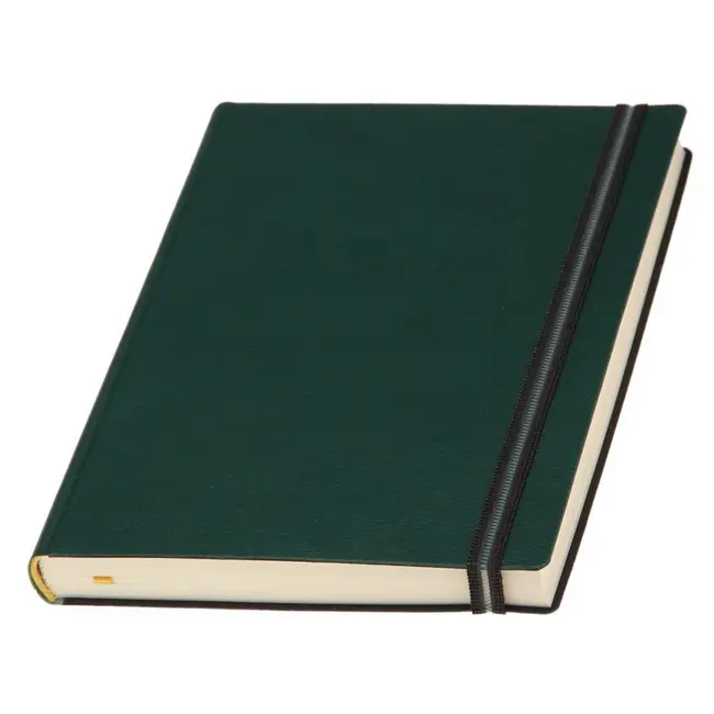 Щоденник діловий недатований кремовий блок A5 Зеленый Черный 1309-03