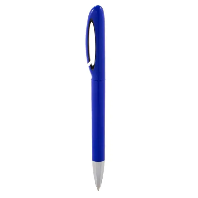 Ручка пластиковая Серебристый Черный Синий 1881-01