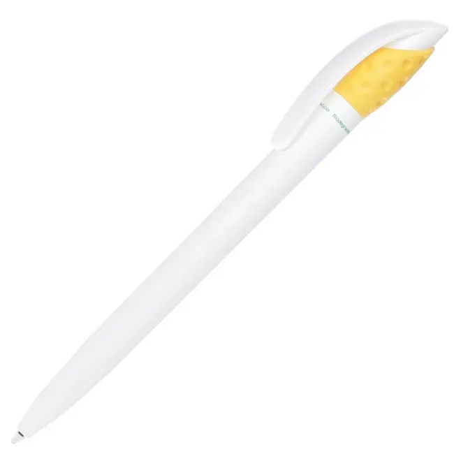 Ручка ЭКО пластиковая 'Lecce Pen' 'Golf Green' Желтый Белый 13067-02