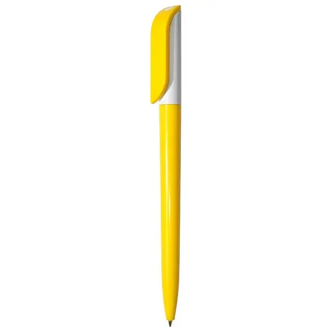 Ручка Uson пластикова Белый Желтый 3925-25