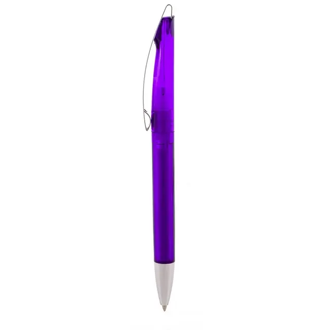 Ручка пластикова Серебристый Фиолетовый 1875-04